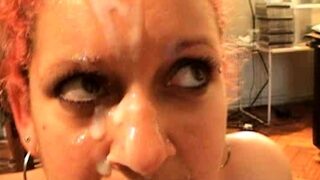 Amateur facial cumshot compilation