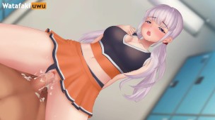 Hermosa colegiala porrista es follada hasta venirse – Sweet shine hentai game
